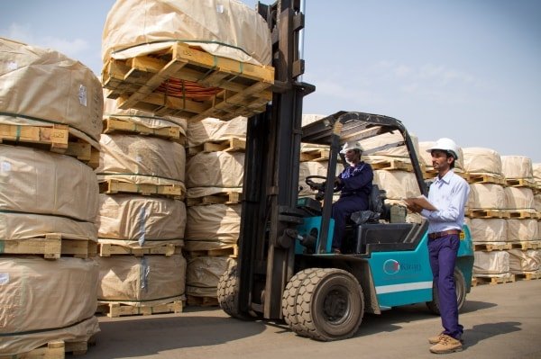 Kiran Group container yard operations