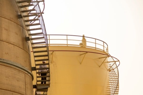 Quality control laboratory at terminal
