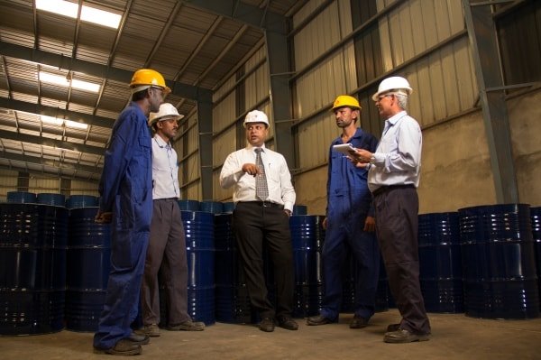 Modern logistics control room
